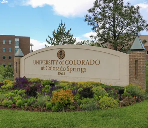 UCCS Sign.